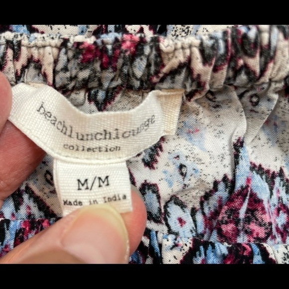 BeachLunchLounge Off-the-Shoulder Dress Sz M,‎ EUC - Picture 4 of 8